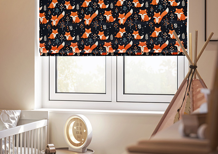 Foxy Friends, Ginger - Twist&Fit Roman Blind - Image 5